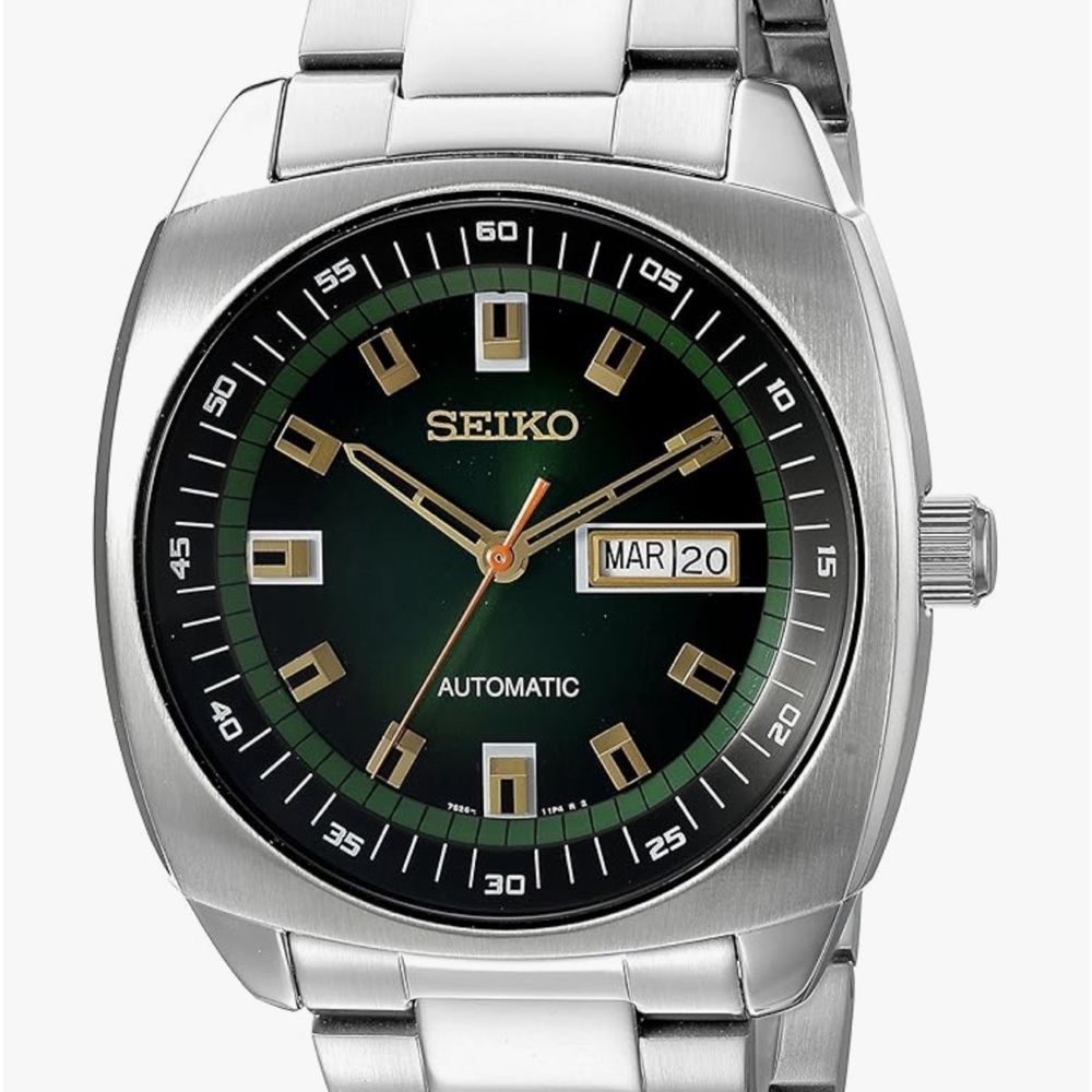 Men's Seiko Classic Automatic Green Dial Watch